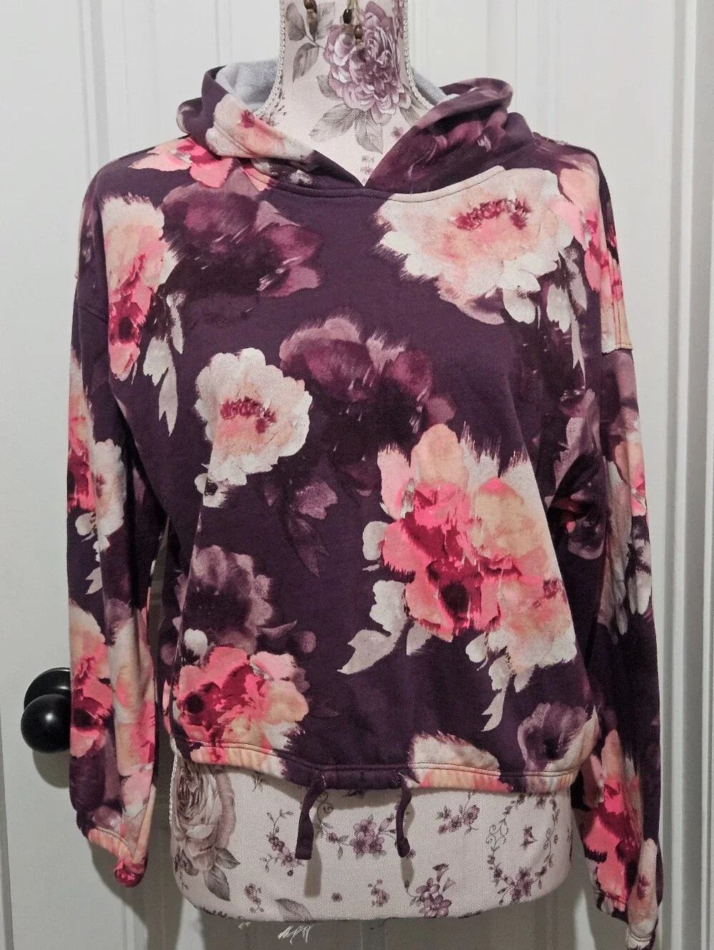 Old Navy Girls Floral Hoodie